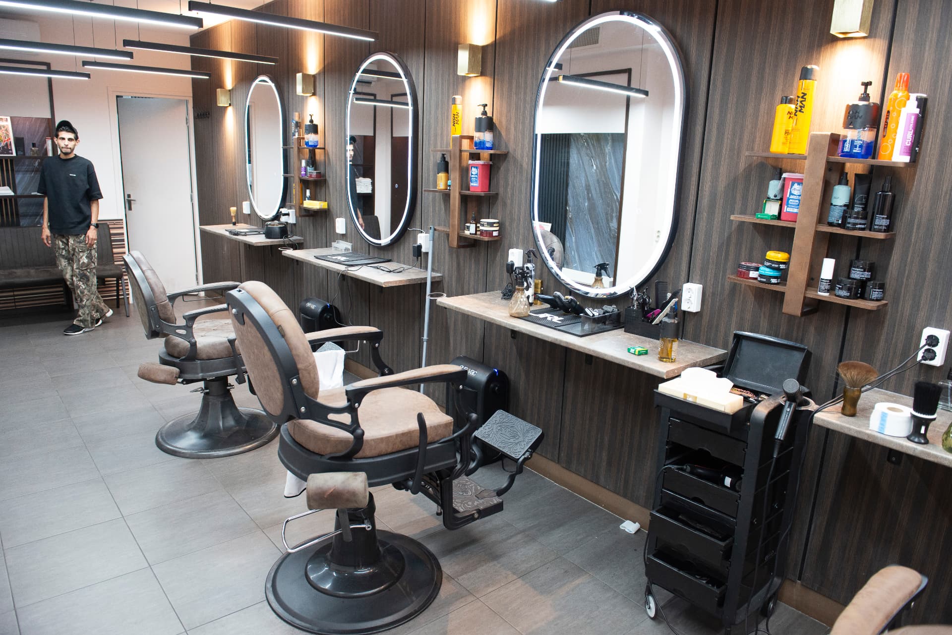 Beard trim at Prime Barbershop Amsterdam